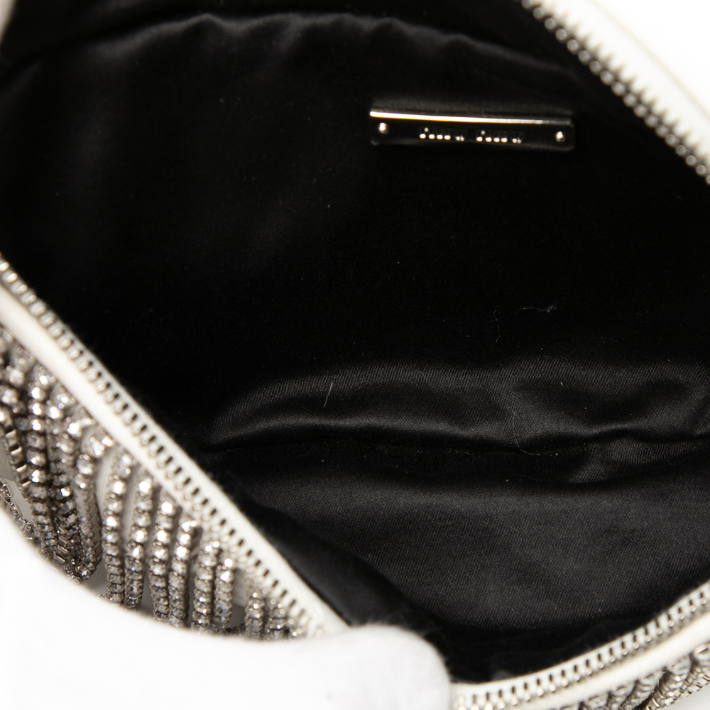 Pre-Loved Miu Miu Nappa Crystal Fringe Convertible Belt Bag - Picture 4 of 7